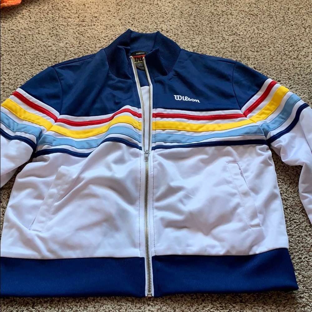 Wilson x Forever 21 zip up jacket